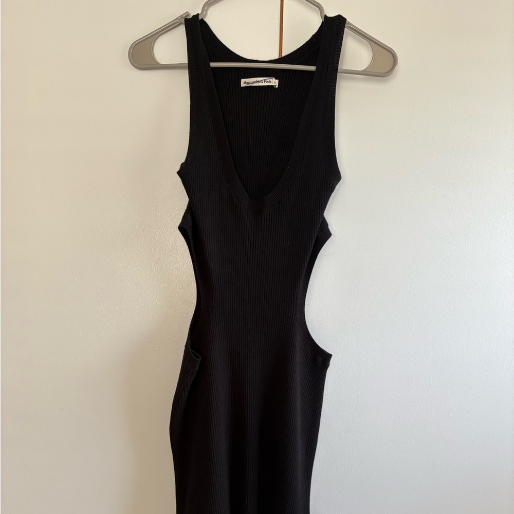 Abercrombie & Fitch Side Cutout Black  Dress